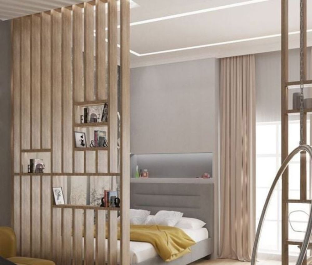 Vách ngăn gỗ được đánh giá cao về tính thẩm mỹ và độ bền