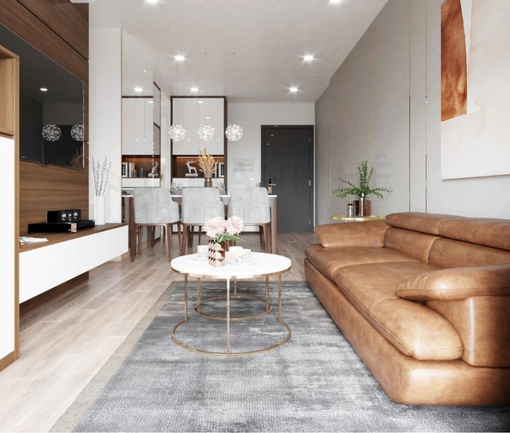 Màu sắc và ánh sáng tạo hiệu ứng thị giác giúp không gian trông cao và rộng hơn