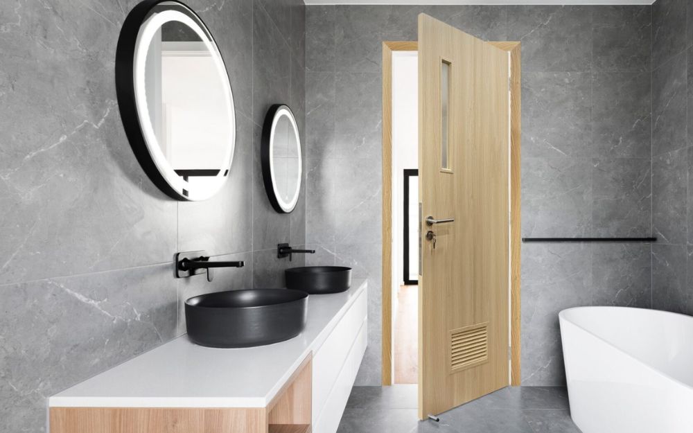 Kích thước cửa nhà vệ sinh tại biệt thự thường gặp là 80 x 210 cm