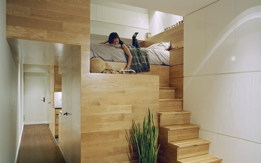 Gác lửng có thể chuyển đổi thành phòng ngủ khi nhà có chiều cao trần lớn