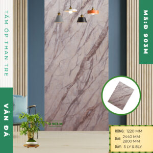 Tấm ốp than tre vân đá Đ 903-M - Ảnh 4