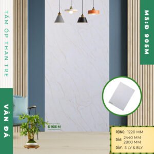 Tấm ốp than tre vân đá Đ 905-M - Ảnh 2