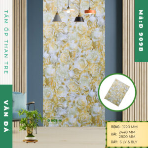 Tấm ốp than tre vân đá  Đ 909-M - Ảnh 2
