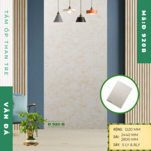 Tấm ốp than tre vân đá Đ 920-B - Ảnh 2