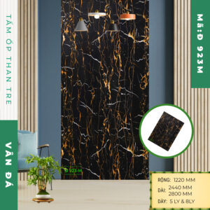 Tấm ốp than tre vân đá  Đ 923-M - Ảnh 2