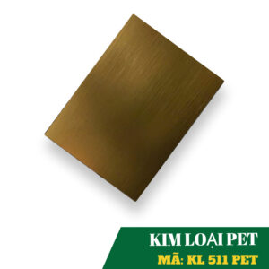 Tấm Ốp Than Tre Kim Loại KL 511 Vàng