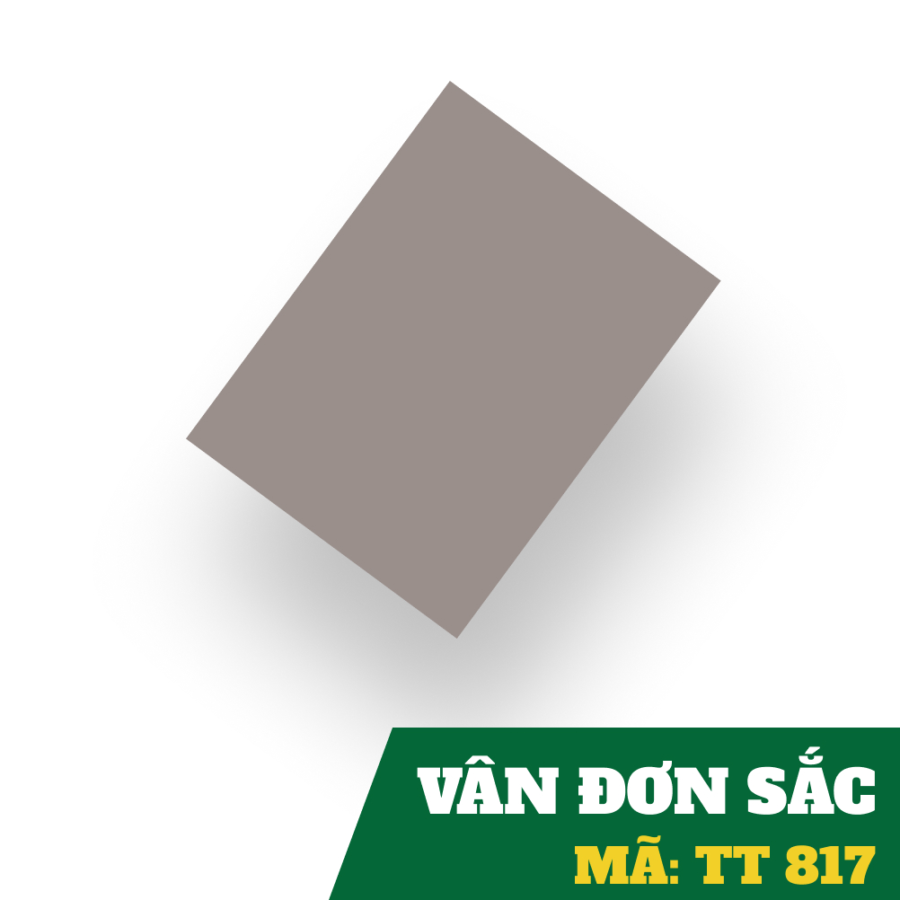 Tấm ốp than tre đơn sắc nâu TT-817